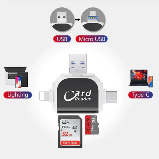 USB EMOCIONI 4 en 1 - Transfiere tus datos de forma rápida