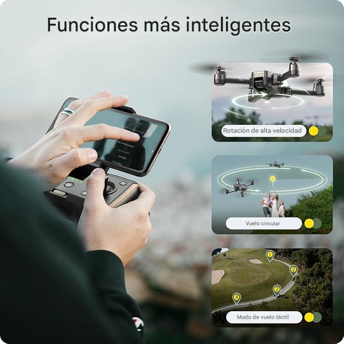 SkyHero 998 Pro Max 4K – El dron que hará que tu hijo alucine y tú quedes como un héroe (Incluye Auriculares Envolventes Profesionales + Doble cámara 4k + Maletín + Envío GRATIS)