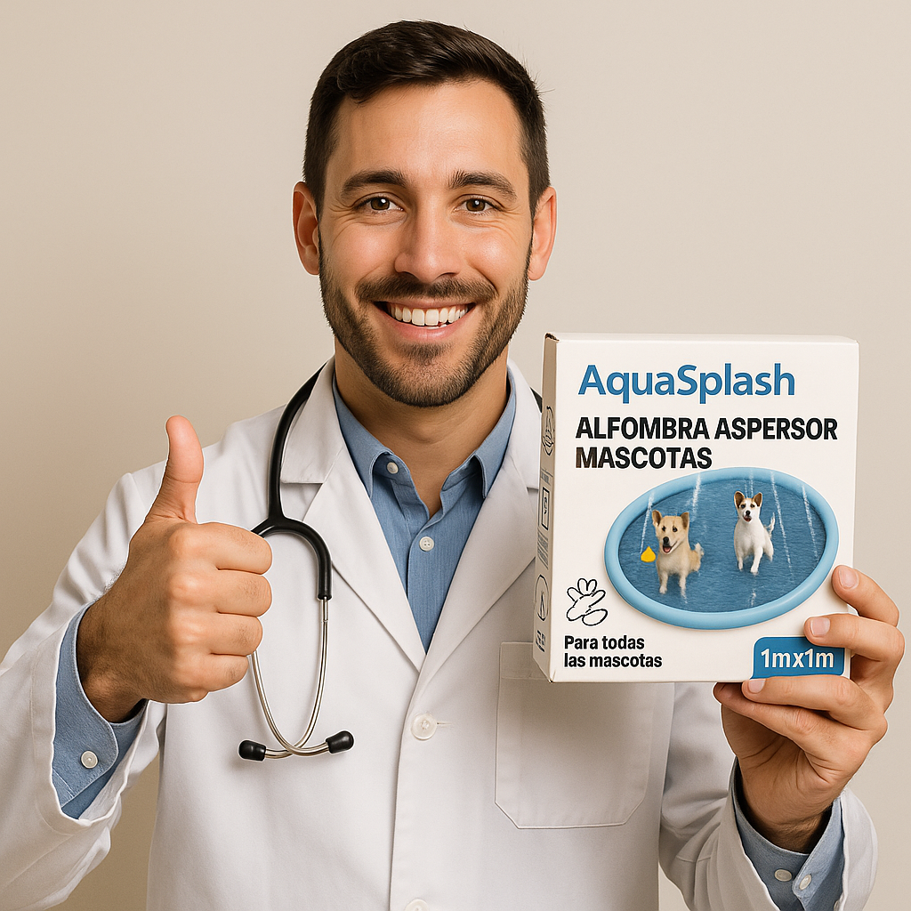 AquaSplash™ La alfombra aspersora que mantiene a tu perro fresco, feliz y protegido del calor… sin esfuerzo. (ENVÍO GRATUITO a toda España)