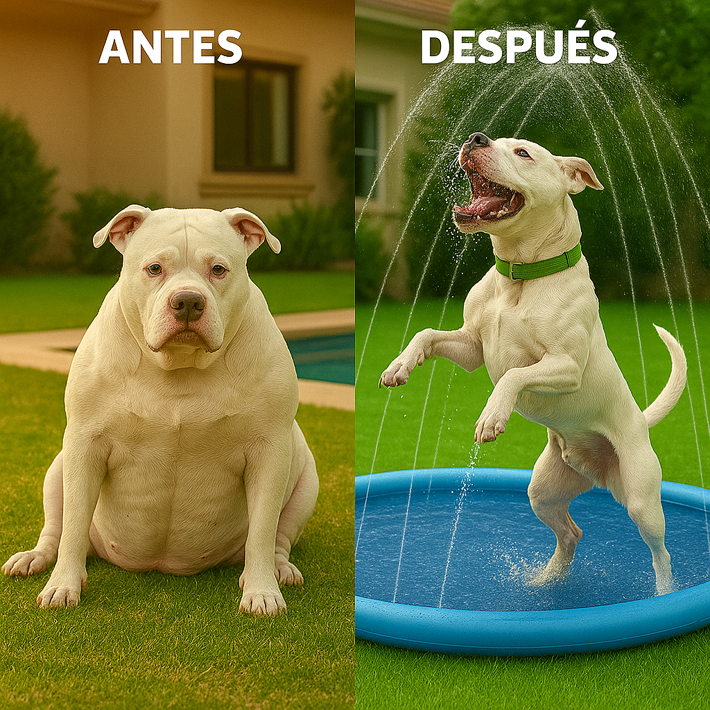 AquaSplash™ La alfombra aspersora que mantiene a tu perro fresco, feliz y protegido del calor… sin esfuerzo. (ENVÍO GRATUITO a toda España)