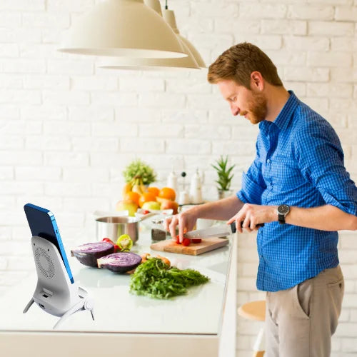 Wireless MiniChair™ - Ahora no ensuciarás el móvil al seguir tus recetas favoritas