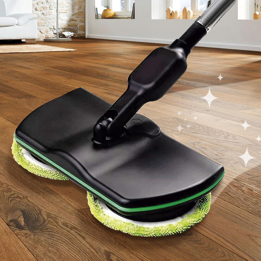 TurboClean™ La primera mopa electrica recargable que hace que limpiar sea 3 veces más rapido. (Incluye GRATIS 4 mopas reutilizables)