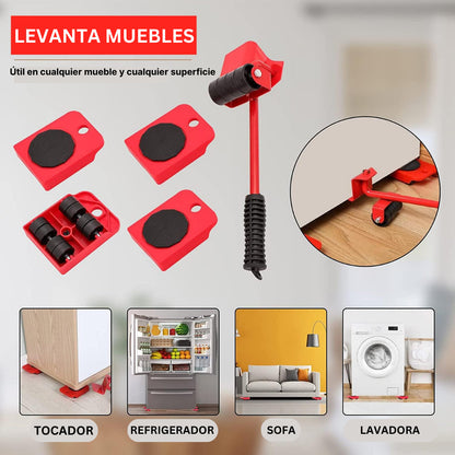 MuebleUP™  - La única forma de reducir al 100% el riesgo de provocarte una hernia. (Mueve hasta +180kg)