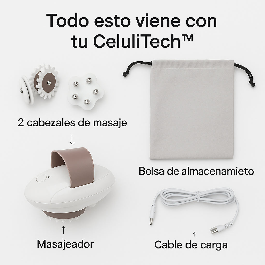CeluliTech™ -  Elimina la celulitis y reafirma tu piel desde casa. *(Oferta Pre-Verano) +Envío GRATIS.