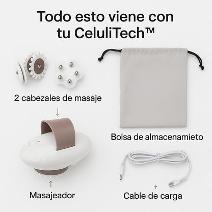 CeluliTech™ -  Elimina la celulitis y reafirma tu piel desde casa. *(Oferta Pre-Verano) +Envío GRATIS.