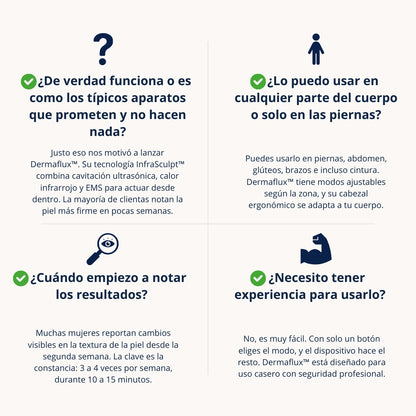 Dermaflux™ – Elimina la celulitis y reafirma tu piel desde casa. *(Oferta Pre-Verano) +Envío GRATIS.