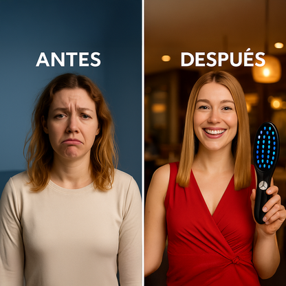 Capiluz™ – El único cepillo con luz terapéutica y nanohidratación que repara tu melena tras el verano y vuelve a poblar zonas vacías. (Incluye luz roja y azul, vibración, vapor y deposito para aceite) + Envío GRATIS