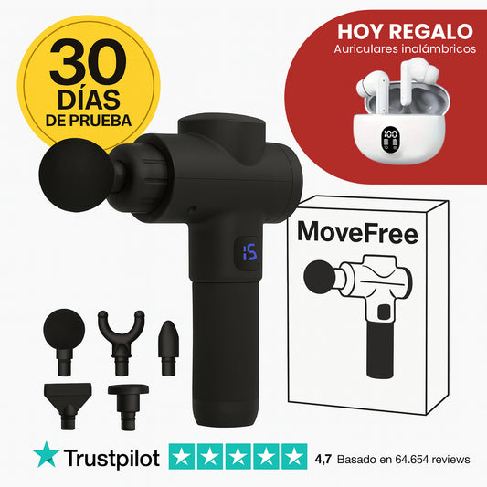 MoveFree™  – Mantente activo y sin dolor para vivir cada día a tu manera (+ Envío Gratis, 4 cabezales incluidos y Regalo auriculares inalámbricos)