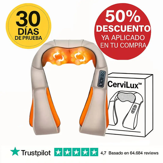 CerviLux™ – El único masajeador cervical que alivia de verdad en minutos (y también tonifica piernas y glúteos). (Oferta única hoy + Envío GRATIS)