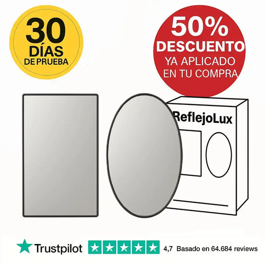 1 +1 GRATIS | ReflejoLux™ – Crea tu rincón de belleza este verano: llévate 2 espejos y solo pagas 1. (+Envío GRATIS)