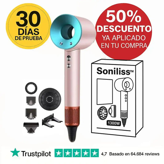 SoniLiss™ – El único secador silencioso 5 en 1 que seca 3 veces más rápido y deja tu melena perfecta este verano. (+Envío GRATIS)