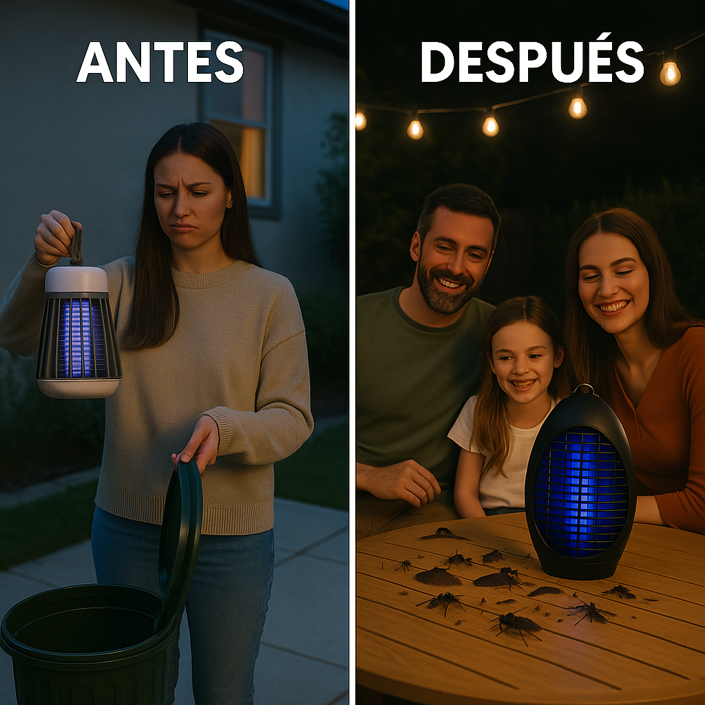 1 + 1 GRATIS | ZenFly™ – El único que elimina mosquitos de verdad sin químicos ni esfuerzo (Tecnología UV 360º)(+Envío GRATIS)