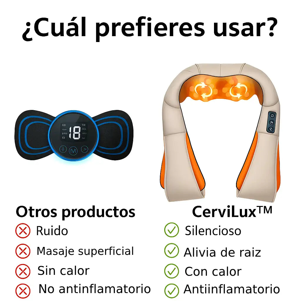 CerviLux™ – El único masajeador cervical que alivia de verdad en minutos (y también tonifica piernas y glúteos). (Oferta única hoy + Envío GRATIS)