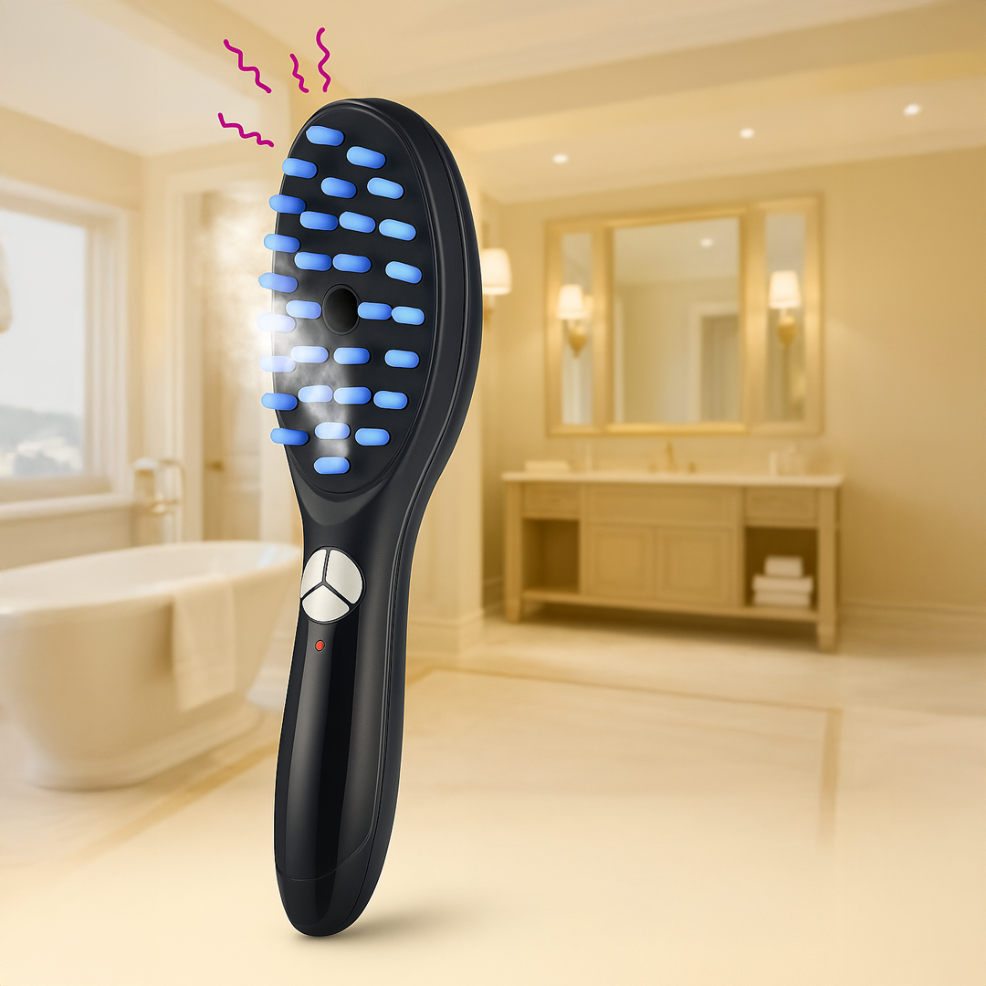 Capiluz™ – El único cepillo con luz terapéutica y nanohidratación que repara tu melena tras el verano y vuelve a poblar zonas vacías. (Incluye luz roja y azul, vibración, vapor y deposito para aceite) + Envío GRATIS