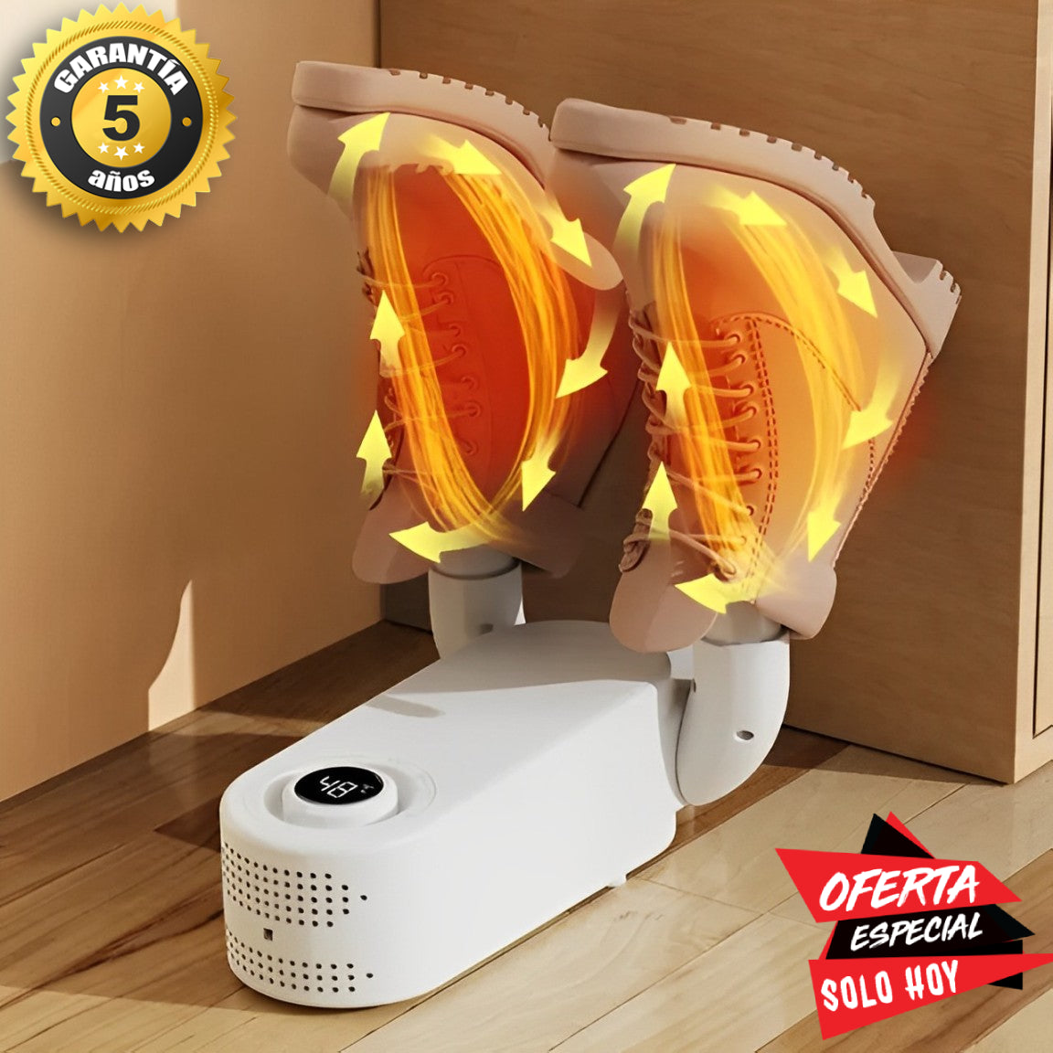 SECAEXPRESS™  - La única forma de secar y evitar el mal olor de tus zapatos cuando llueve. (Ahorras dinero en luz y agua).
