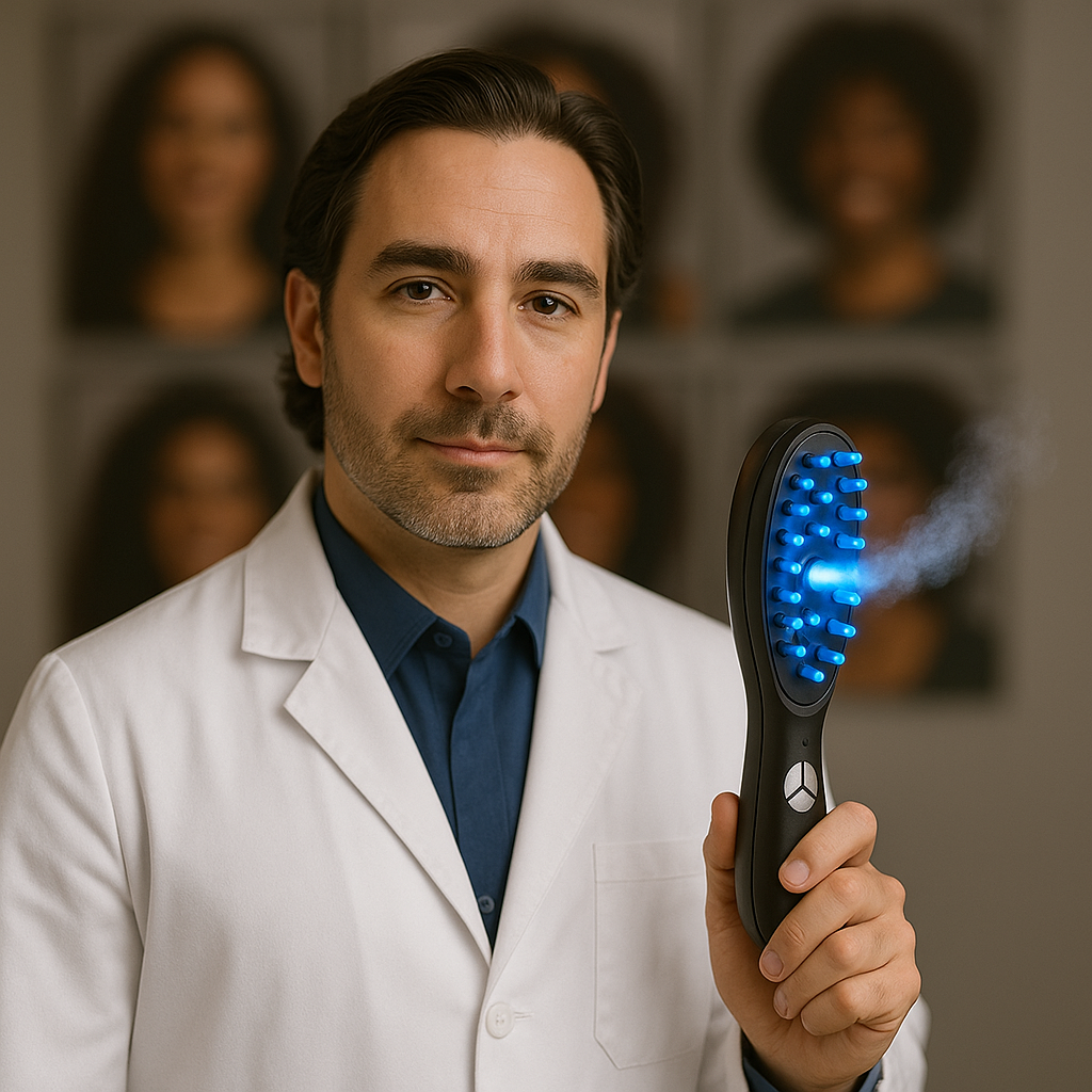 Capiluz™ – El único cepillo con luz terapéutica y nanohidratación que repara tu melena tras el verano y vuelve a poblar zonas vacías. (Incluye luz roja y azul, vibración, vapor y deposito para aceite) + Envío GRATIS